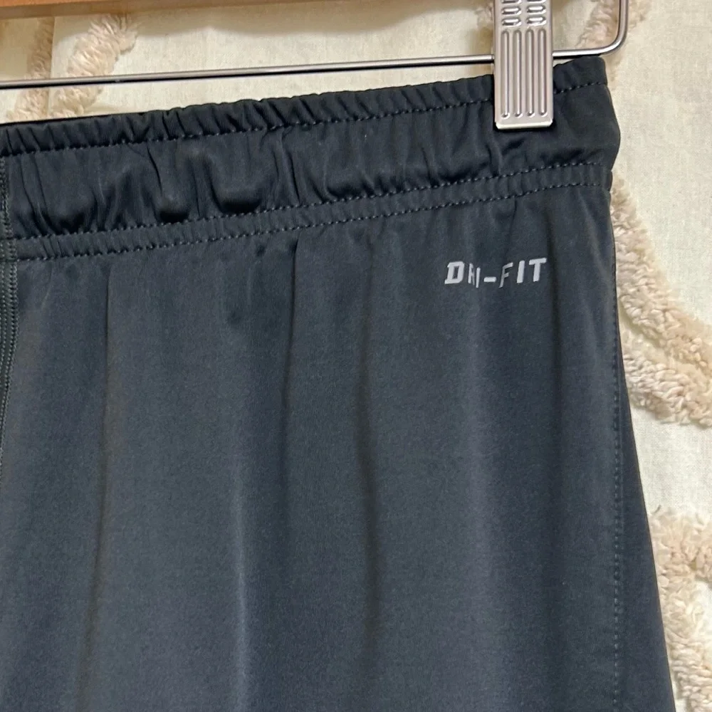 Nike Dri Fir Unlined Drawstring and Elastic Waist Athletic Shorts, Carbon Grey